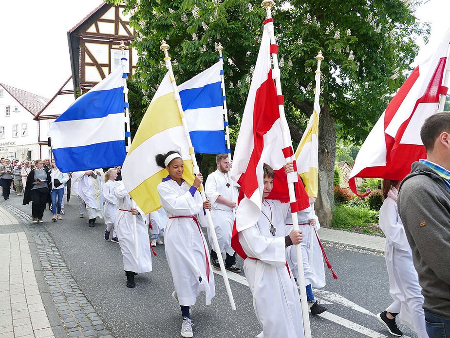 Bittprozession an Christi Himmelfahrt (Foto: Karl-Franz Thiede)